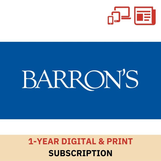 Barron's 1-Year (Print & Digital) Subscription