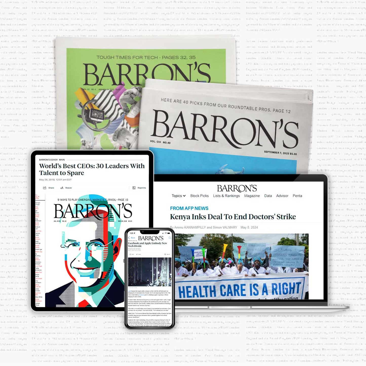 Barron's 1-Year (Print & Digital) Subscription