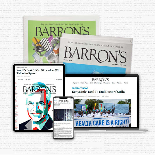 Barron's 1-Year (Print & Digital) Subscription