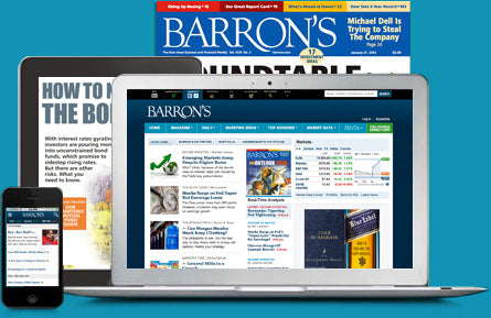 Barron's 1-Year (Print & Digital) Subscription