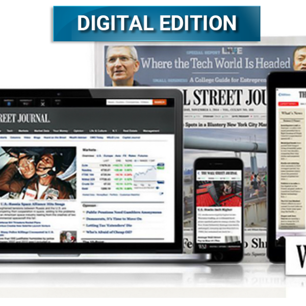 The Wall Street Journal 2 Year Digital Subscription