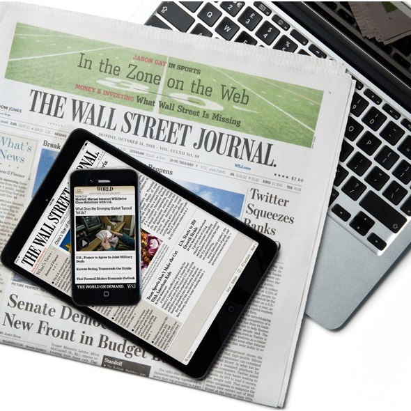 rigdom indelukke Skære af Wall Street Journal (Digital) Lifetime Subscription - Digital and Print  Solutions